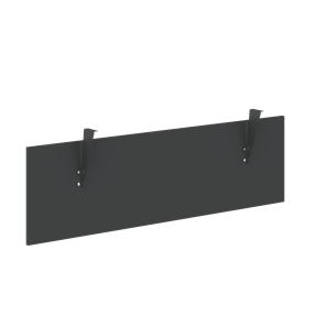 Фронтальная подвесная панель FORTA Черный Графит-Черный Графит-Бук FDST 1340 (1380х18х404) в Лангепасе