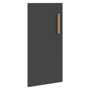 Дверь для шкафа низкая левая FORTA Черный ГрафитFLD 40-1(L) (396х18х766) в Сургуте