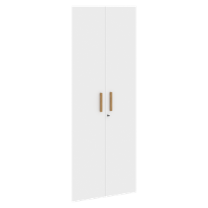 Высокие двери для шкафов с замком FORTA Белый FHD 40-2(Z)  (794х18х1932) в Лангепасе