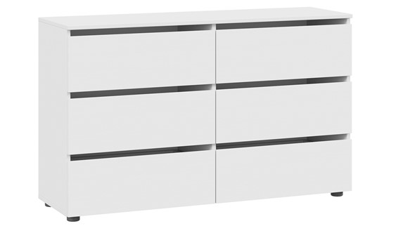 Комод с 6-мя ящиками Денвер (Белый) в Нижневартовске - изображение