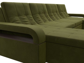 П-образный диван Лига-035 мини, Зеленый (микровельвет) в Урае - предосмотр 4