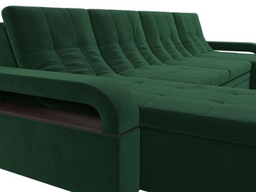 П-образный диван Лига-035 мини, Зеленый (велюр) в Когалыме - предосмотр 4