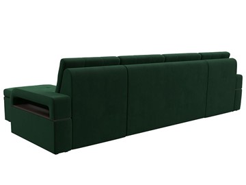 П-образный диван Лига-035 мини, Зеленый (велюр) в Урае - предосмотр 5