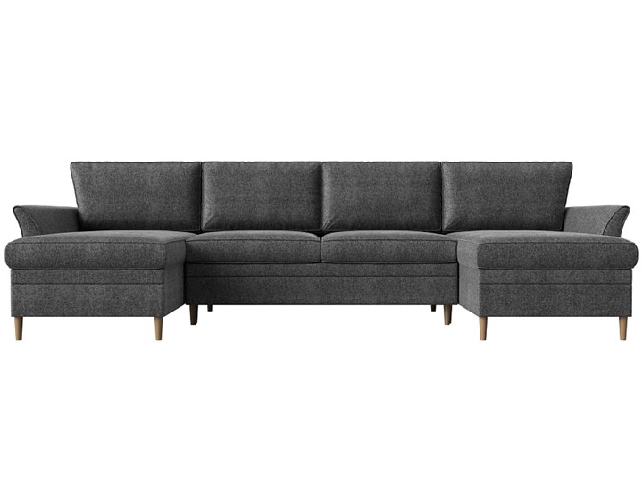 П-образный диван София, Серый (Рогожка) в Урае - изображение 1