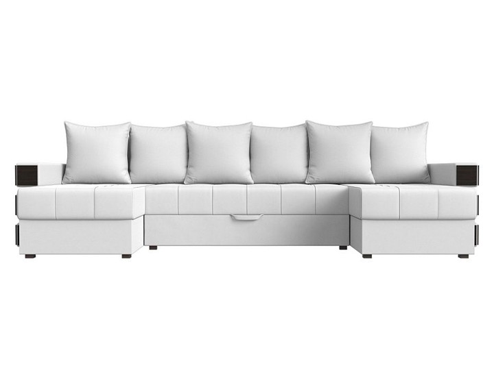 П-образный диван Венеция боннель, Белый (Экокожа) в Югорске - изображение 1