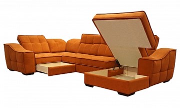Угловой диван N-11-M (П1+ПС+УС+Д2+Д5+П1) в Урае - предосмотр 1