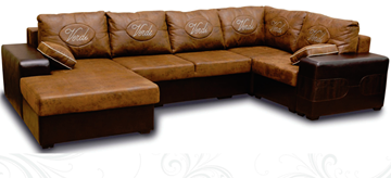 П-образный диван Verdi Плаза 405х210 в Советском