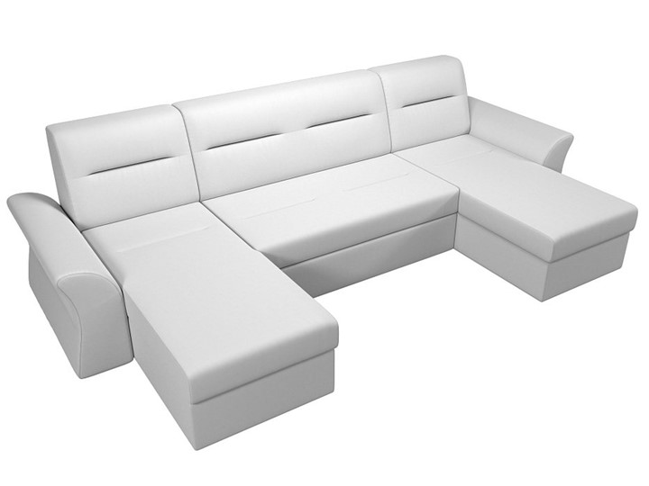 П-образный диван Клайд, Белый (Экокожа) в Когалыме - изображение 3