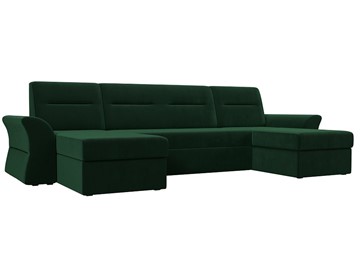 П-образный диван Клайд, Зеленый (Велюр) в Урае