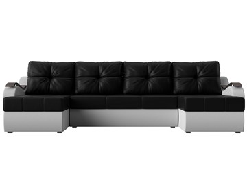 П-образный диван Меркурий П, Черный/белый (экокожа) в Советском - предосмотр 1