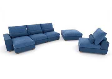П-образный диван V-10-M П (П1+Д4+Д2+УС+ПС), Memory foam в Когалыме - предосмотр 2