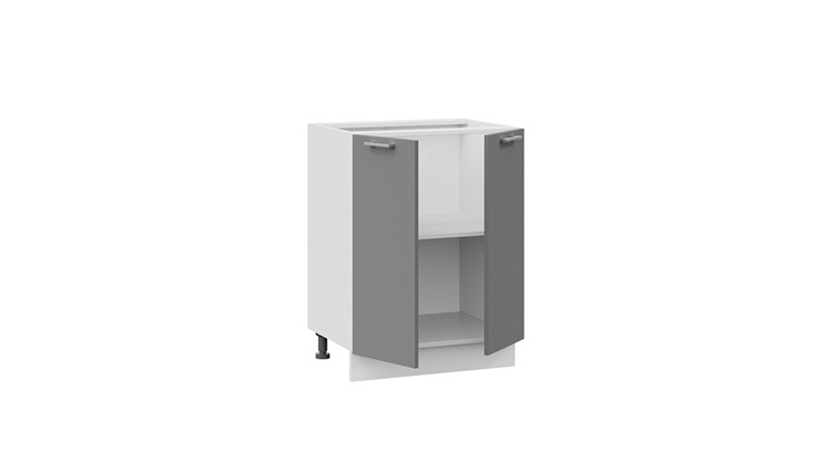 Тумба кухонная Габриэлла 1Н6 (Белый/Титан) в Нягани - изображение 1