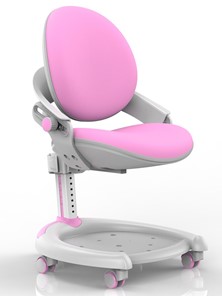Кресло детское Mealux ZMAX-15 Plus, Y-710 PN, белый металл, обивка розовая однотонная в Лангепасе