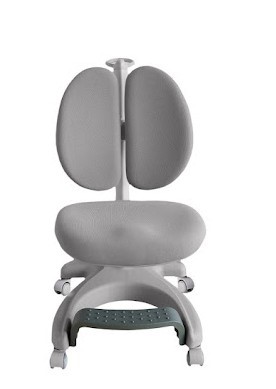 Детский стул FunDesk Solerte Grey с подставкой для ног + чехол для кресла в подарок в Лангепасе - изображение 1