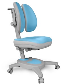 Кресло Mealux Onyx Duo (Y-115) BLG, голубой + серый в Когалыме