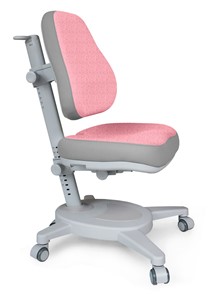 Растущее кресло Mealux Onyx (Y-110) G + DPG  - серое + чехол розовый с серыми вставками в Лангепасе