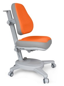 Детское кресло Mealux Onyx (Y-110) OG  - серое + чехол оранжевый с серыми вставками в Урае