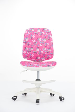Детское вращающееся кресло LB-C 16, цвет розовый в Сургуте - изображение