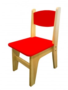 Детский стул Вуди красный (H 260) в Радужном