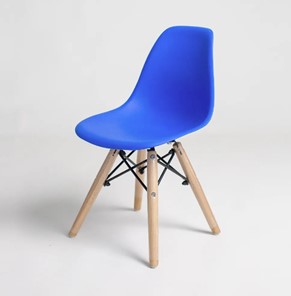 Детский стульчик DSL 110 K Wood (синий) в Лангепасе