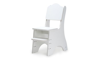 Детский стул с регулируемой подножкой Babystep Классика Белый в Когалыме