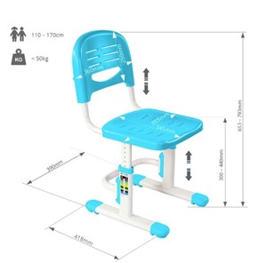 Детский растущий стул SST3 Blue в Нижневартовске - предосмотр 4