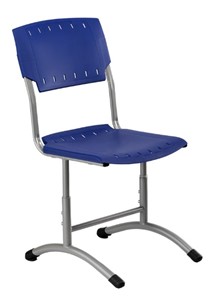 Детский стул регулируемый Отличник.3 5-7, Синий RAL 5002/Светло-серый в Лангепасе