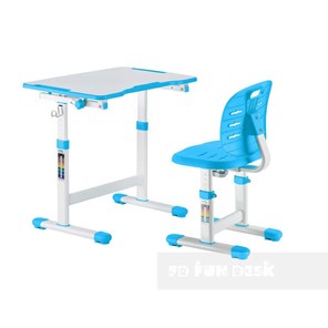 Растущий стол и стул Omino blue в Нижневартовске