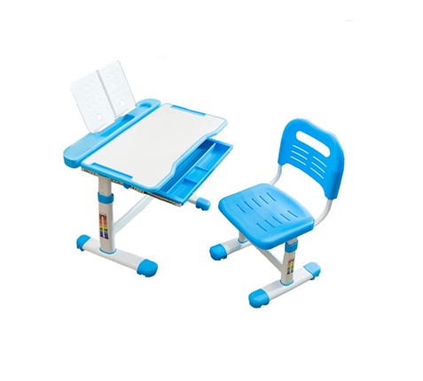Растущая парта + стул Vanda blue в Югорске - изображение