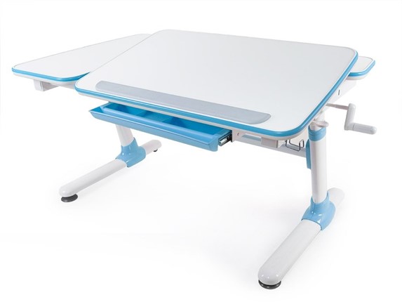 Детский стол-трансформер Mealux EVO Darwin BL, Blue в Радужном - изображение