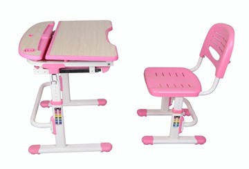Растущая парта + стул Sorriso Pink в Нижневартовске