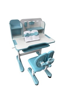 Стол растущий и стул Vivo Blue FUNDESK в Нягани - предосмотр 2