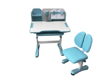 Стол растущий и стул Vivo Blue FUNDESK в Урае - предосмотр 3