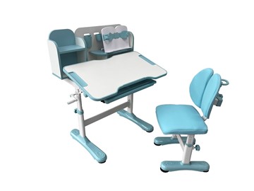 Стол растущий и стул Vivo Blue FUNDESK в Урае - предосмотр 5