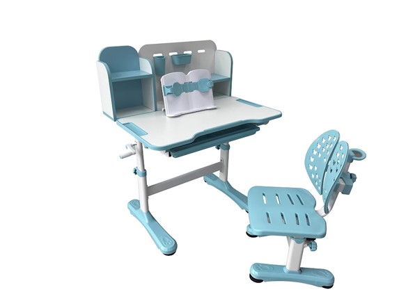 Стол растущий и стул Vivo Blue FUNDESK в Нягани - изображение