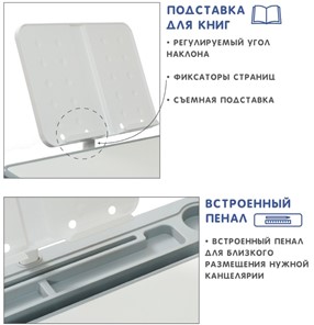Комплект растущей мебели SET Holto-18 серый в Сургуте - предосмотр 6