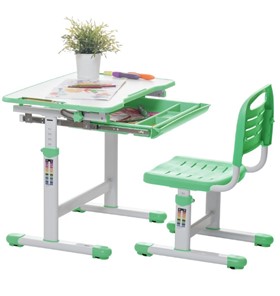 Детский стол-трансформер SET Holto-2А зеленый в Сургуте