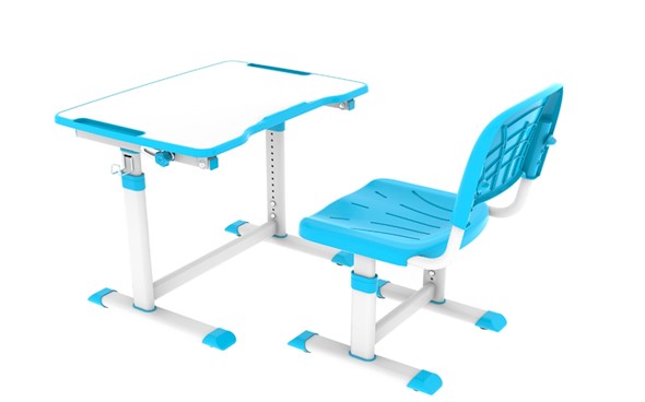 Растущая парта и стул Olea blue в Нижневартовске - изображение