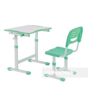 Растущий стол и стул Piccolino II Green в Нягани