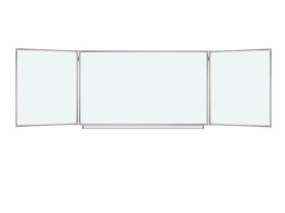 Магнитная доска для рисования BRAUBERG 100х150/300 см, 3-х элементная в Нижневартовске - изображение