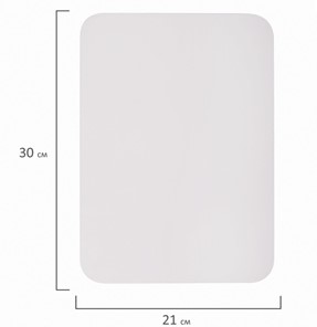 Магнитная доска для рисования BRAUBERG, 30х21 см с маркером, магнитом и салфеткой в Радужном - предосмотр 8