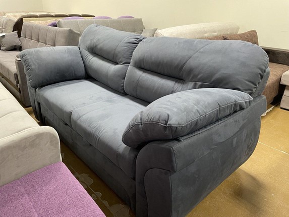 Прямой диван Шарлотта 3 Antares 13 иск. замша в Нижневартовске - изображение