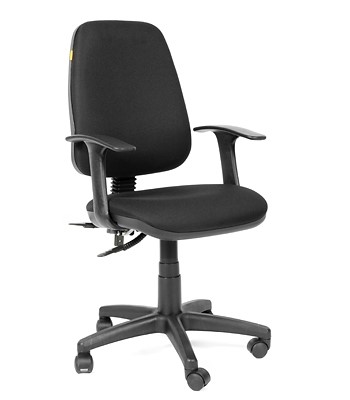 Офисное кресло CHAIRMAN 661 Ткань стандарт 15-21 черная в Сургуте - изображение