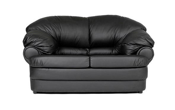 Прямой диван Релакс двухместный, экокожа в Нижневартовске - изображение