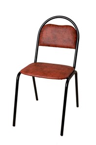 Офисный стул Стандарт СРП-033 Эмаль коричневый кожзам в Урае
